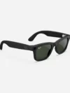 Ray-Ban Meta wayfarer matte black clear green transitions