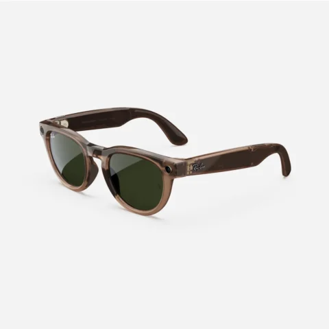 Frame color: Shiny Warm Stone Transparent Lens color: Tint to Dark Green Transitions Transitions®